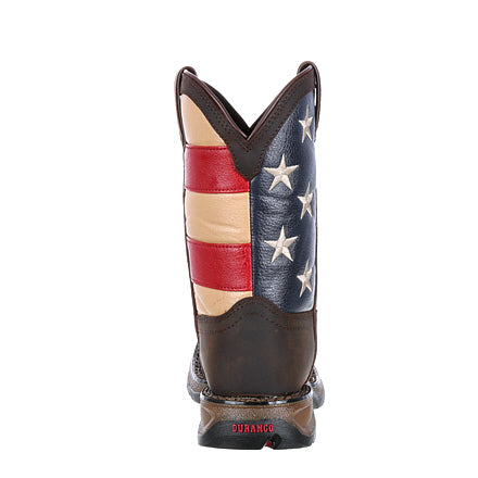 Children's Durango DBT0159 Lil' Rebel 8" Flag Western Boot (SHOP IN-STORE TOO)