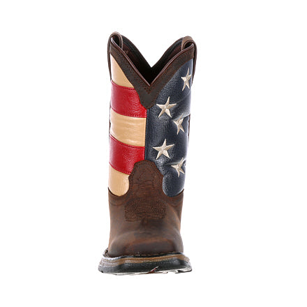 Children's Durango DBT0159 Lil' Rebel 8" Flag Western Boot (SHOP IN-STORE TOO)