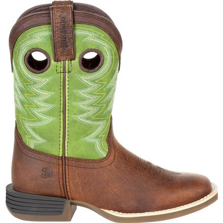 Children's Durango DBT0221C Lime Lil' Rebel Pro Western Boot CLOSEOUT