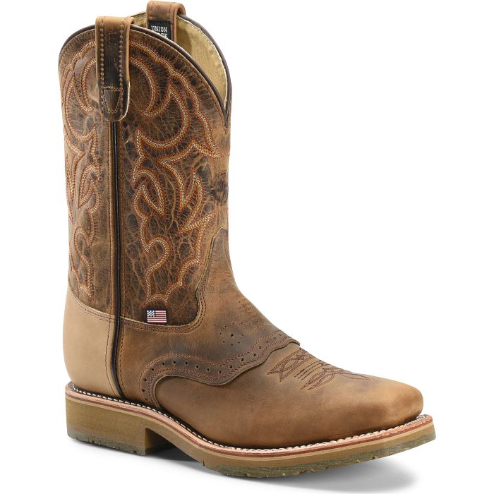 Double H DH3567 Men's 11" Dwight Steel Toe Wide Square Toe Boots