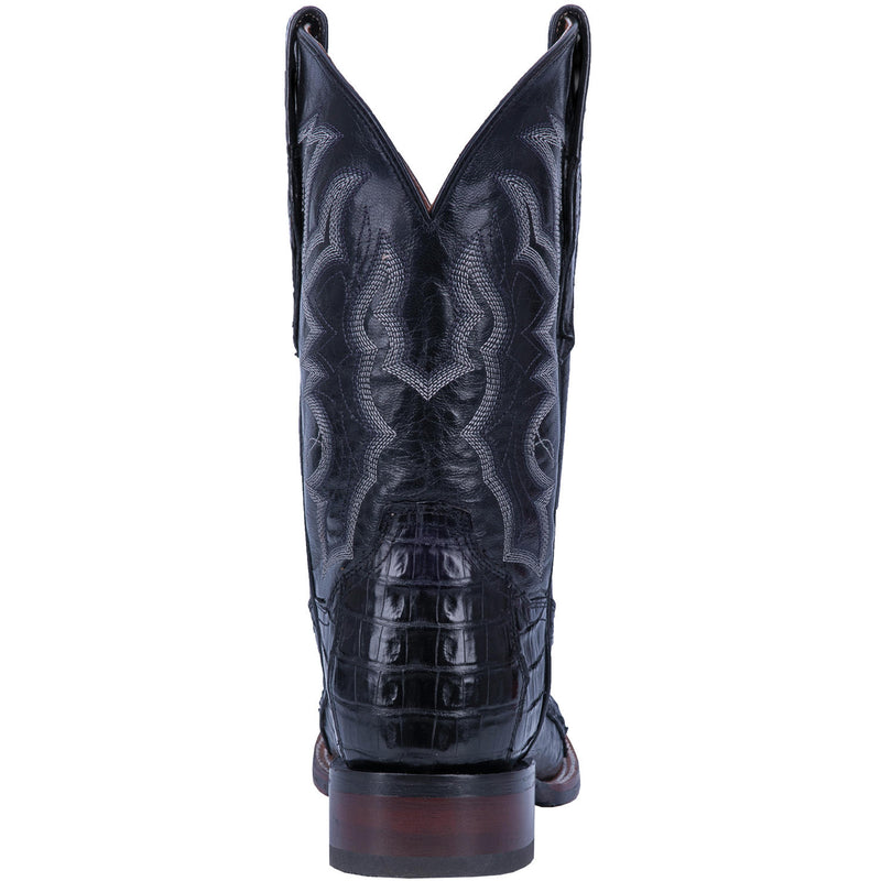 Dan Post DP4805 11" Kingsly Black Caiman Wide Square Toe