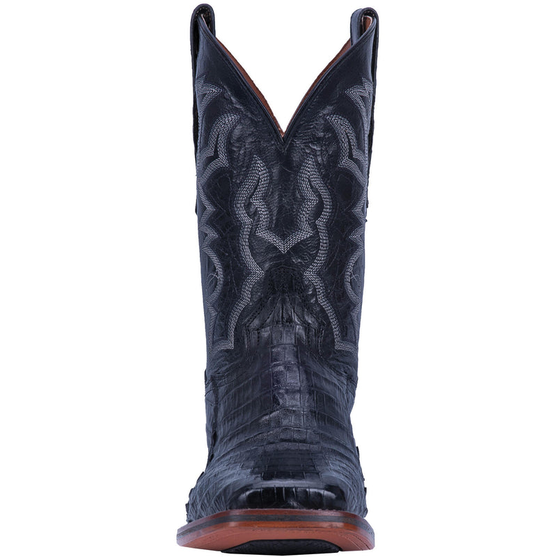Dan Post DP4805 11" Kingsly Black Caiman Wide Square Toe