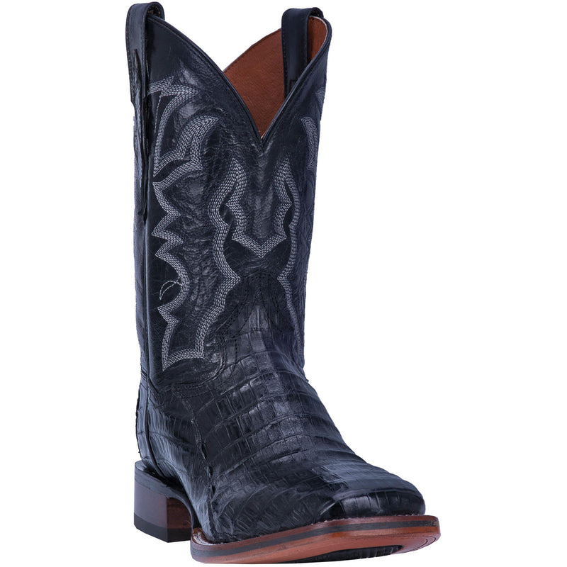 Dan Post DP4805 11" Kingsly Black Caiman Wide Square Toe