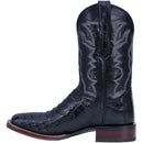 Men's Dan Post DP4805 11" Kingsly Black Caiman Wide Square Toe Boots