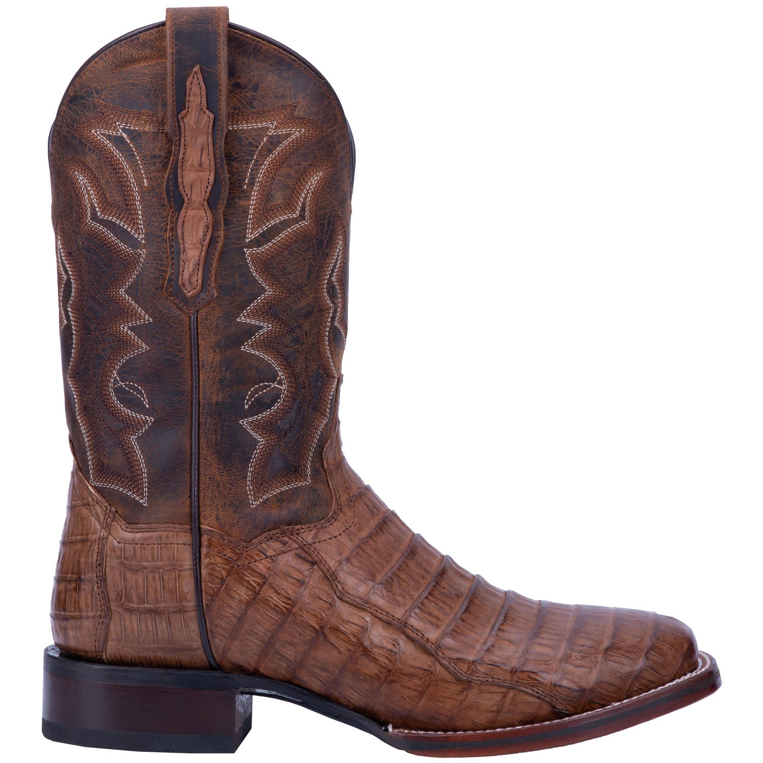 Men's Dan Post DP4807 11" Kingsly Bay Apache Caiman Wide Square Toe Boot