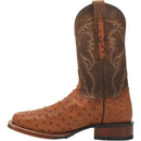 Men's Dan Post DP4874 11" Alamosa Bay Apache Full Quill Ostrich Wide Square Toe Boot