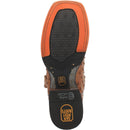 Men's Dan Post DP4874 11" Alamosa Bay Apache Full Quill Ostrich Wide Square Toe Boot