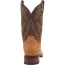 Men's Dan Post DP4951 Men's 11" Kershaw Saddle Full Quill Ostrich Wide Square Toe Boots