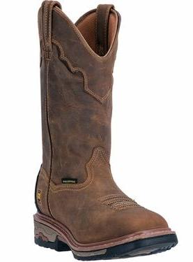 Dan Post DP69482 Men's 11" Blayde Steel Toe Saddle Tan Waterproof Wide Square Toe