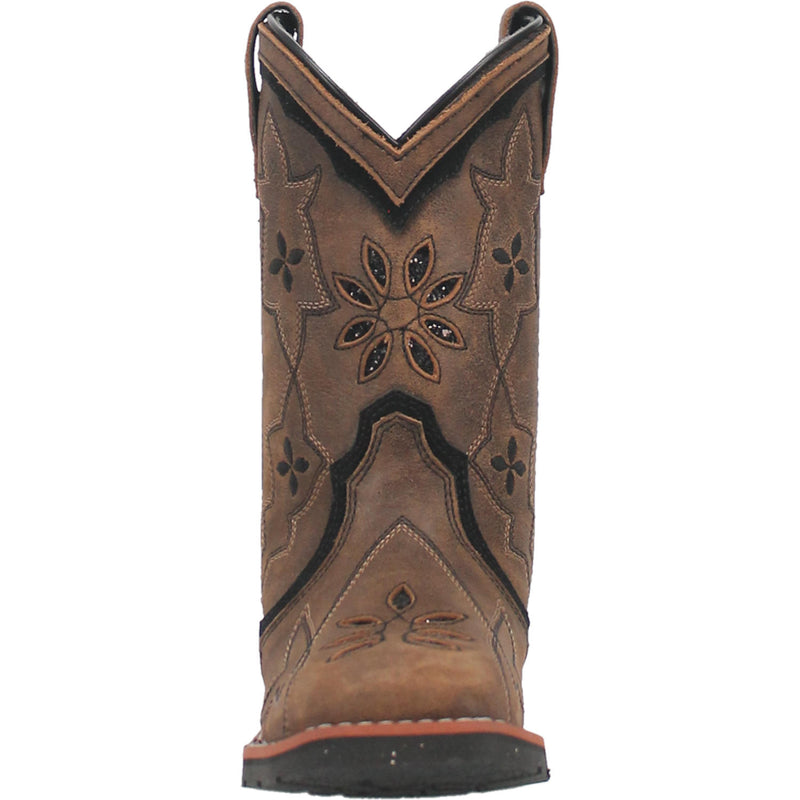 Children's Dan Post DPC2924 Posy Leather Wide Square Toe SALE BOOT