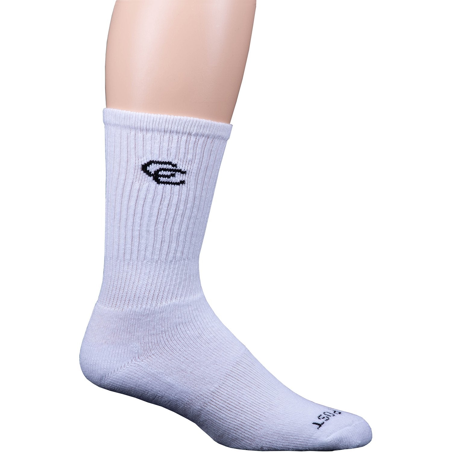 Men's Dan Post White All Around Crew Boot Socks Two Pair Pack