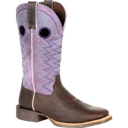 WOMEN'S DURANGO® DRD0354 12" REBEL PRO™ AMETHYST WESTERN BOOT *Closeout*