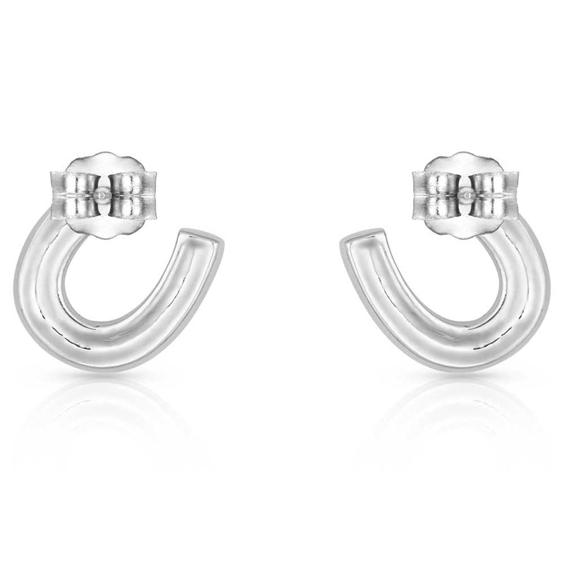 Montana Silversmiths ER808PK Pink Ice Stuck on Luck Earrings