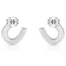 Montana Silversmiths Crystal Clear Stuck on Luck Post Earrings