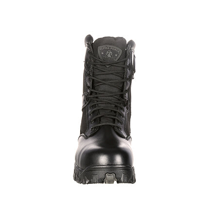 Rocky FQ0002173 Men's 8" AlphaForce Zipper Waterproof Duty Boot (Shop in store too)