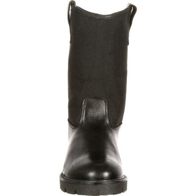 Rocky FQ0006300 Men's 10" Warden Pull-On Wellington Public Service Boot