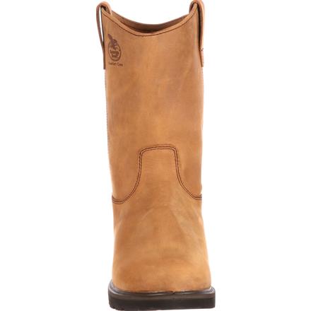 Georgia G4432 Men's 11" Farm and Ranch Wellington Pull On Wedge Sole Boot (SHOP IN-STORES TOO)