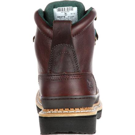 Georgia G6374 Men's 6" Steel Toe Lace Up Soggy Brown Boot