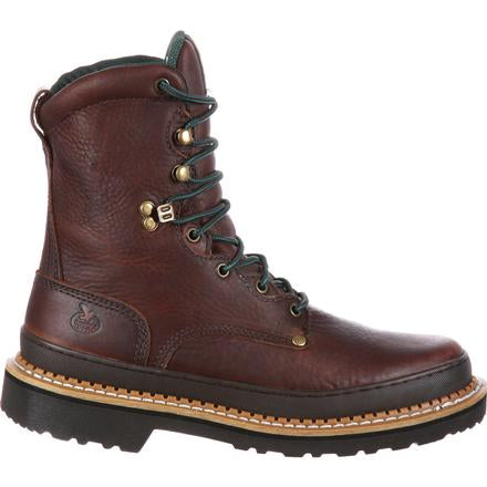 Georgia G8274 Men's 8" Lace Up Soggy Brown Boot