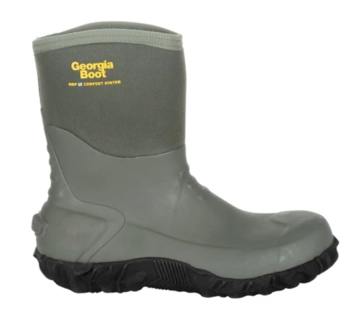 Georgia GB00231 Men's 10" Waterproof Mid Rubber Boot *Closeout*
