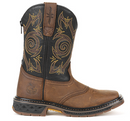 Youth Georgia GB00343Y Brown Carbo-Tec LT Pull-On Saddle Boot