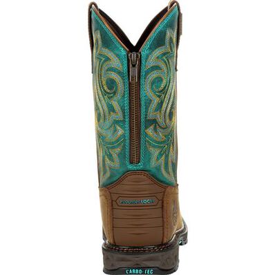 Women's Georgia GB00386 Carbo-Tec LT Steel Toe Waterproof Pull-On Work Boot