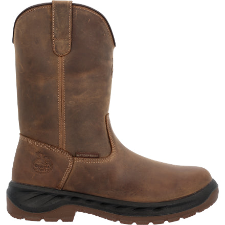 Georgia GB00523 Men's 10" OT Waterproof Pull On Soft Toe Work Boot (Discontinued)