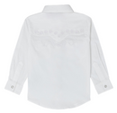 Girl's Wrangler GW7001W White Long Sleeve Western Shirt