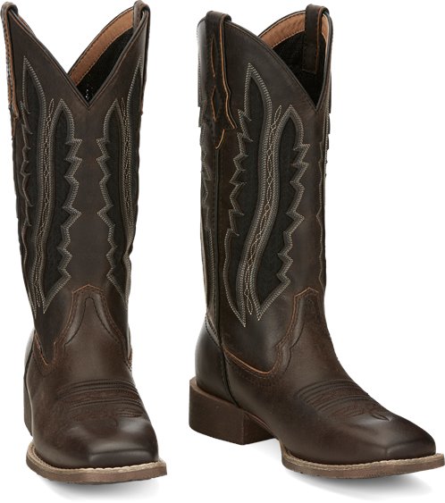 Women's Justin GY2971 Jaycie  Brown Square Toe Boot *Closeout*