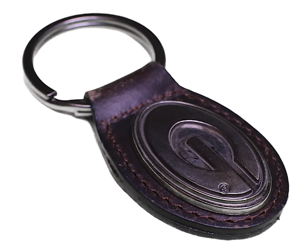 Zep-Pro KL6-BRW-UGA University of Georgia Small (Crazy Horse) Oval Concho Key Chain