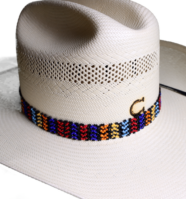 Multi Colored Beaded Head/Hat Band HEADBAND-03