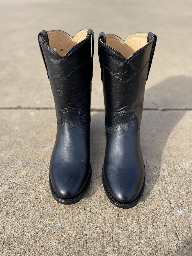 Cowtown 2806 Men's 10" Black Roper Boots
