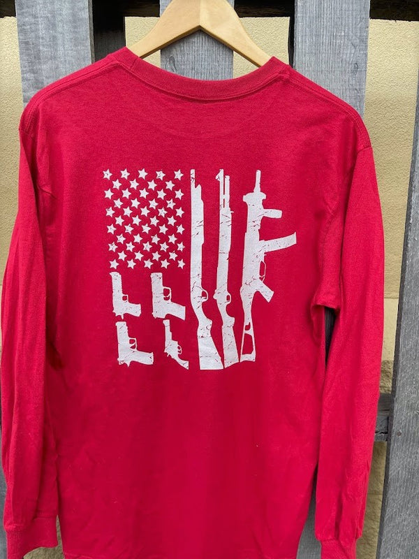 2nd Amendment Gun Life Cardinal Long Sleeve T-Shirt