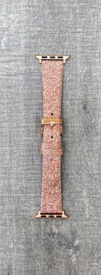 Apple Watch 15616 Pink Glitter Watch Band