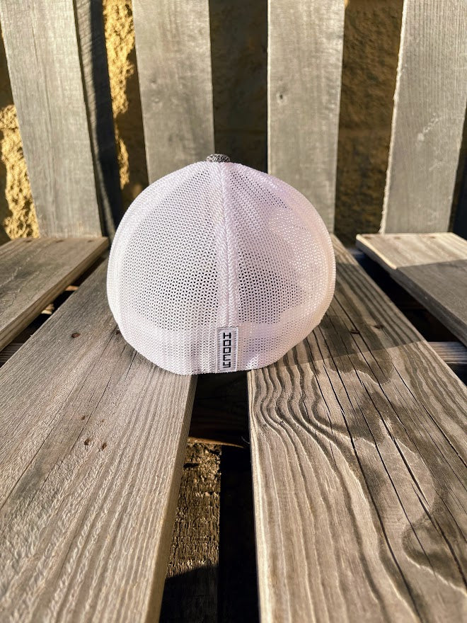 Hooey CR091 "Cactus Ropes" Grey/White Patch Flexfit Cap