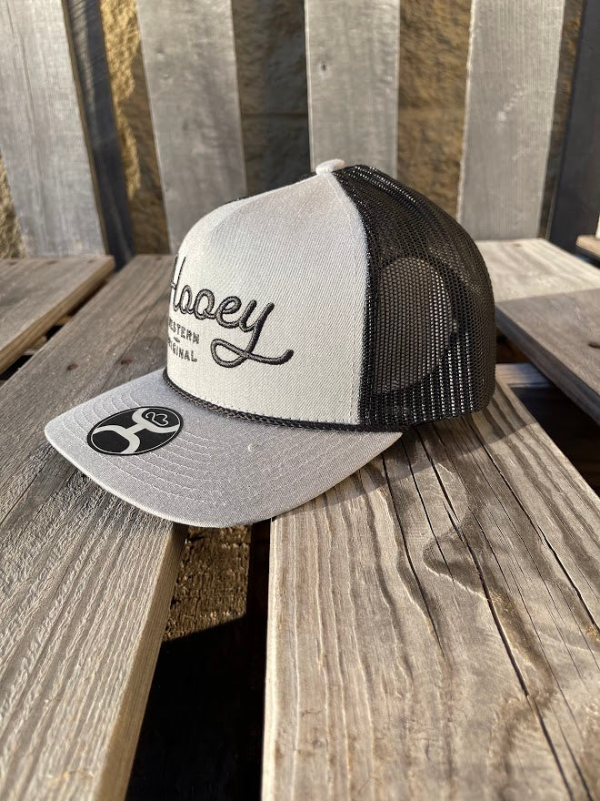 Hooey 2360T-GYBK "OG" Grey w/Black Stitching Cap