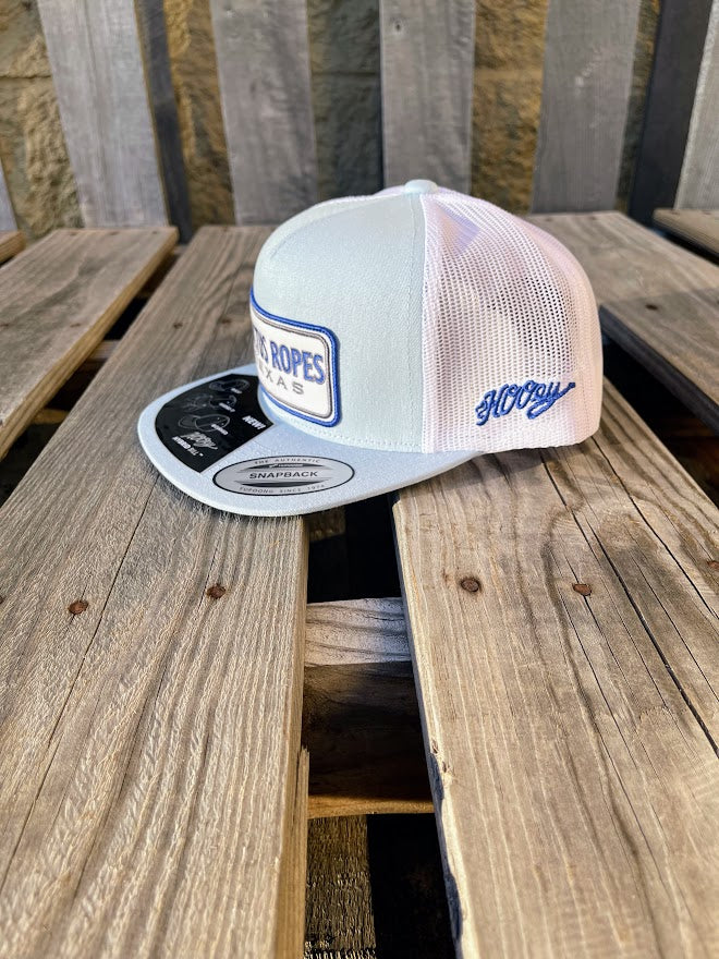 Hooey CR088 "Cactus Ropes" Blue/White Patch Snap Back Cap