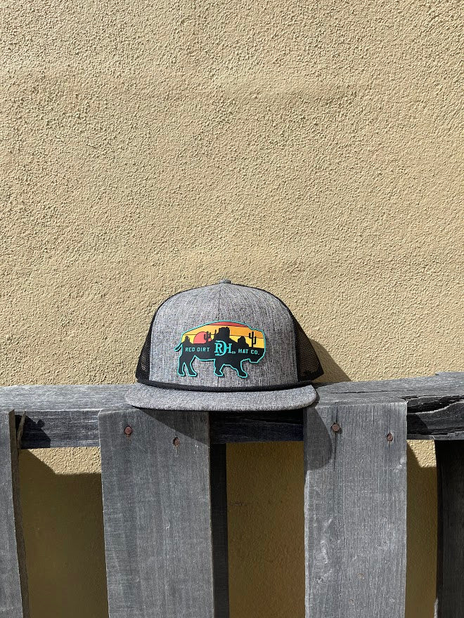 RDHC286 Red Dirt Hat Company Billboard Charcoal/Black