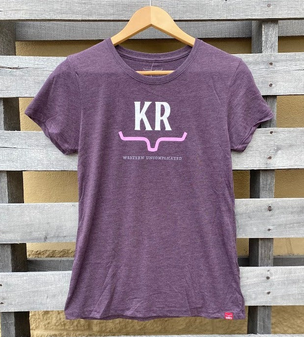 Kimes Ranch Ladies Rise Vintage Purple T-Shirt