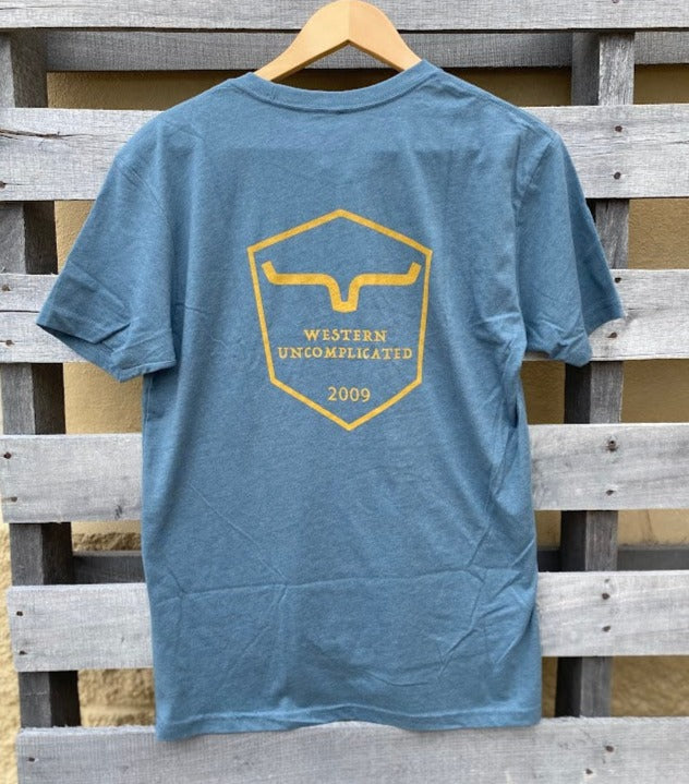 Kimes Ranch Men's Sheilded Trucker Indigo T-Shirt