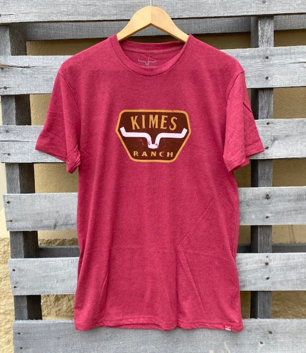 Kimes Ranch Men's The Distance Cardinal T-Shirt