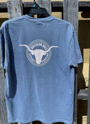 Southern Bred Apparel Co. “Longhorn" Comfort Color Pocket T-Shirt (5 Colors)