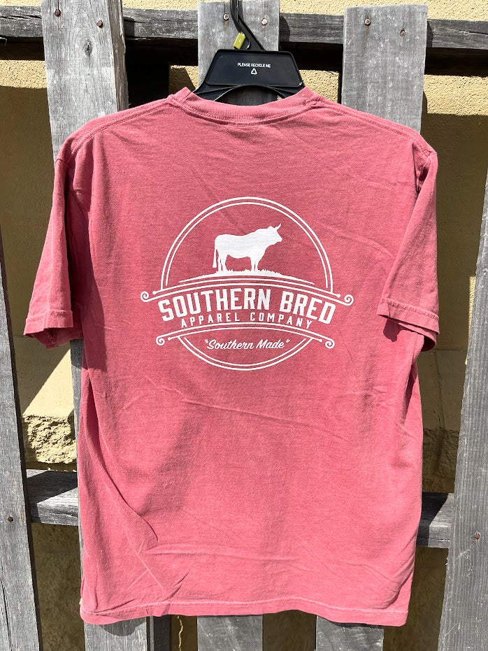Southern Bred “Southern Made" Apparel Co. Comfort Color Pocket T-Shirt (5 Colors)