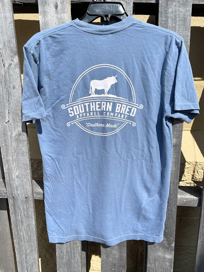 Southern Bred “Southern Made" Apparel Co. Comfort Color Pocket T-Shirt (5 Colors)