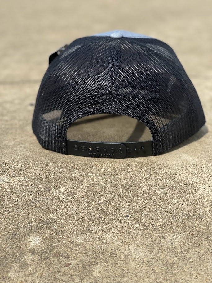 Dally Up 522 Grey/Black with Leather Patch Team Ropers Richardson 112 Cap