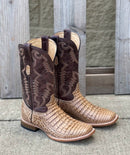 Cowtown Q6153 12" Oryx Caiman Belly Print Square Toe Boot