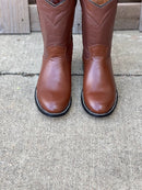 Cowtown 2802 Men's 10" Brown Roper Boots