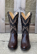 Cowtown R6084 12" Brown Gator Print R Toe Boot