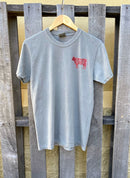 Mississippi Cattle Company MSCATTLESS-19 Grey Short Sleeve Comfort Color T-Shirt