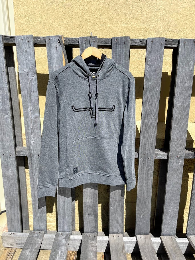 Men's Kimes Ranch Fast Talker Fleece Hoodie In Charcoal Heather *Closeout*
